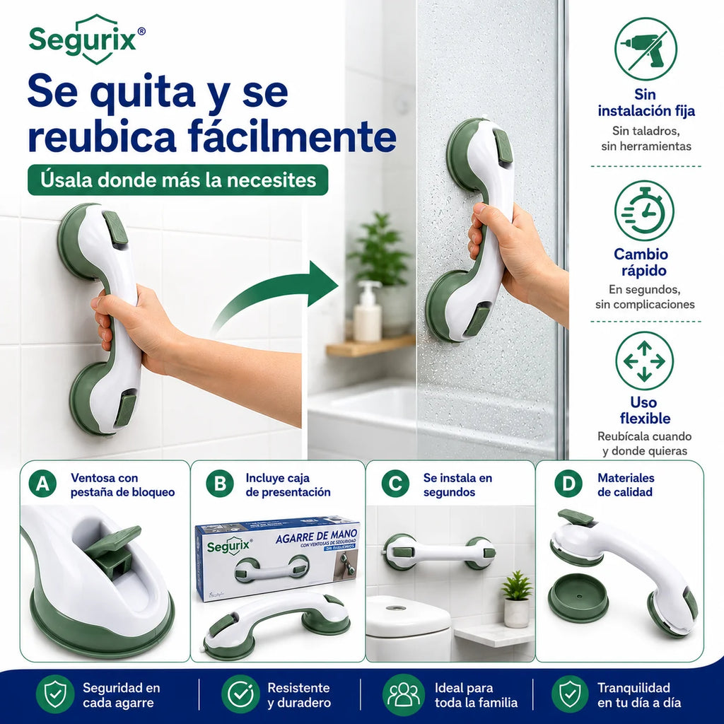 Agarradera Anti-resbalones (SIN AGUJEROS) / Segurix