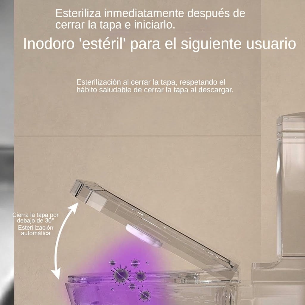 AuraClean | Esterilizador UV Inteligente para Inodoros